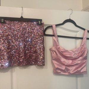 Mini Skirt and Top